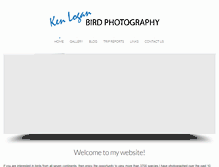 Tablet Screenshot of birdphotography-kenlogan.co.za